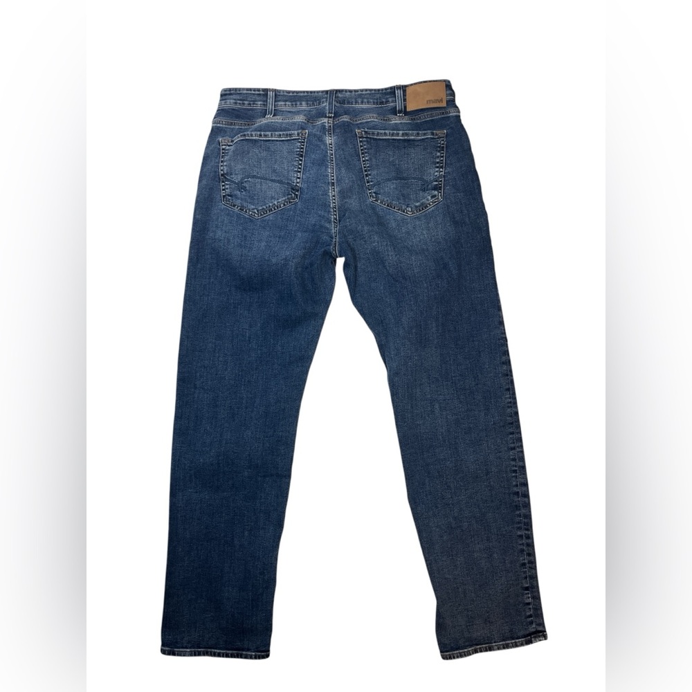 Mavi Zach Straight Leg Jeans Men’s‎ 38x32 Blue Medium Wash Stretch Denim - Picture 5 of 6